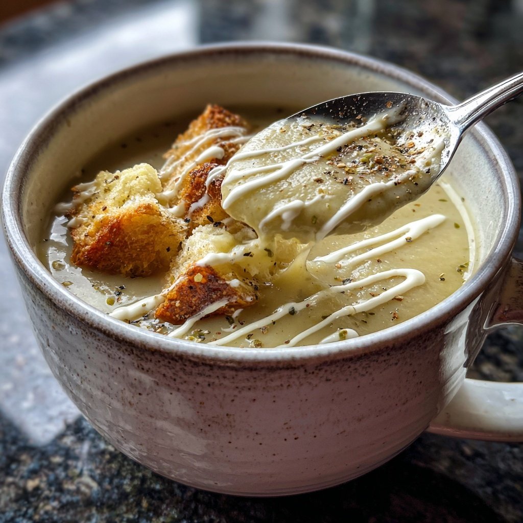 Blumenkohl Suppe Mit Muskat Und Sahne