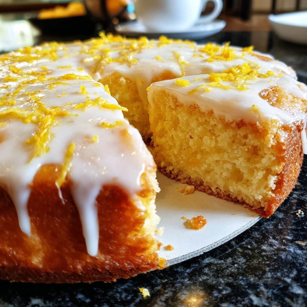 Käsekuchen mit Zitrone