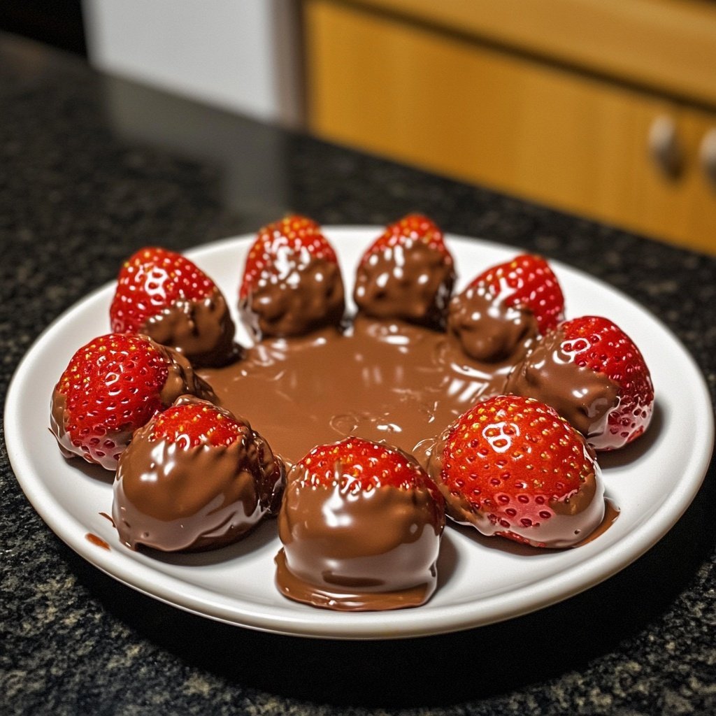 Erdbeeren mit Schokolade Rezept
