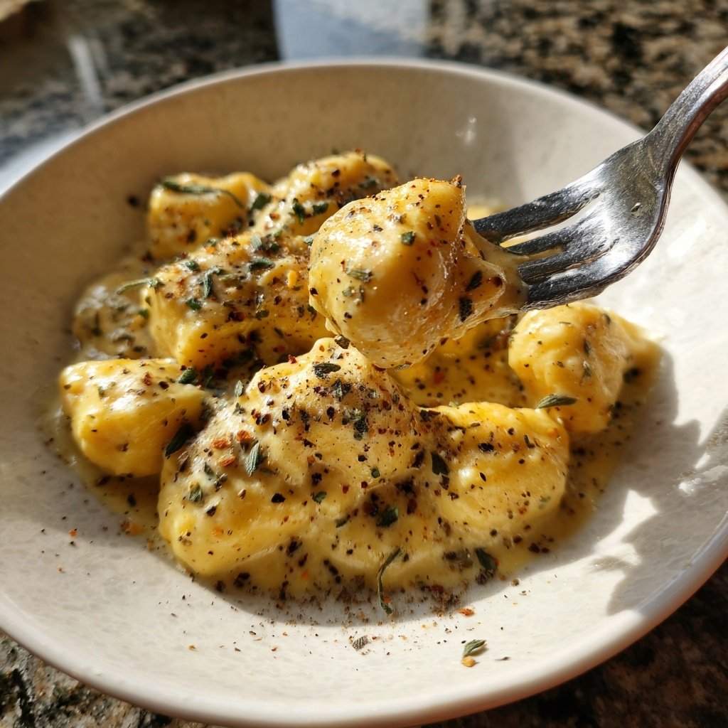 Gnocchi mit Kürbiscreme