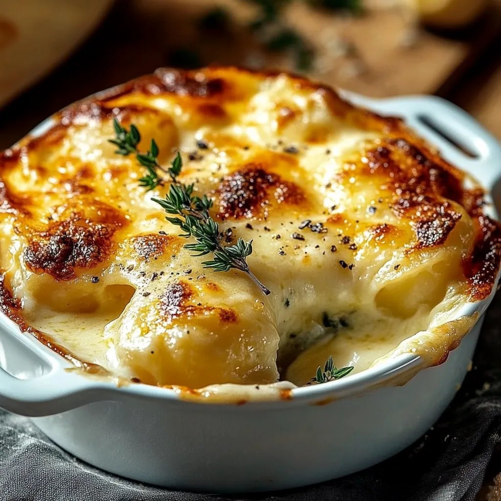 Cremiges Kartoffelgratin