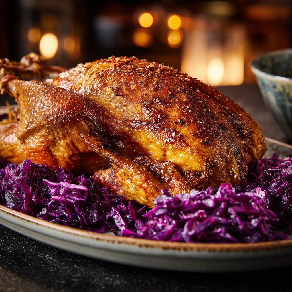 Saisonal & Festlich Weihnachtsgans mit Rotkohl