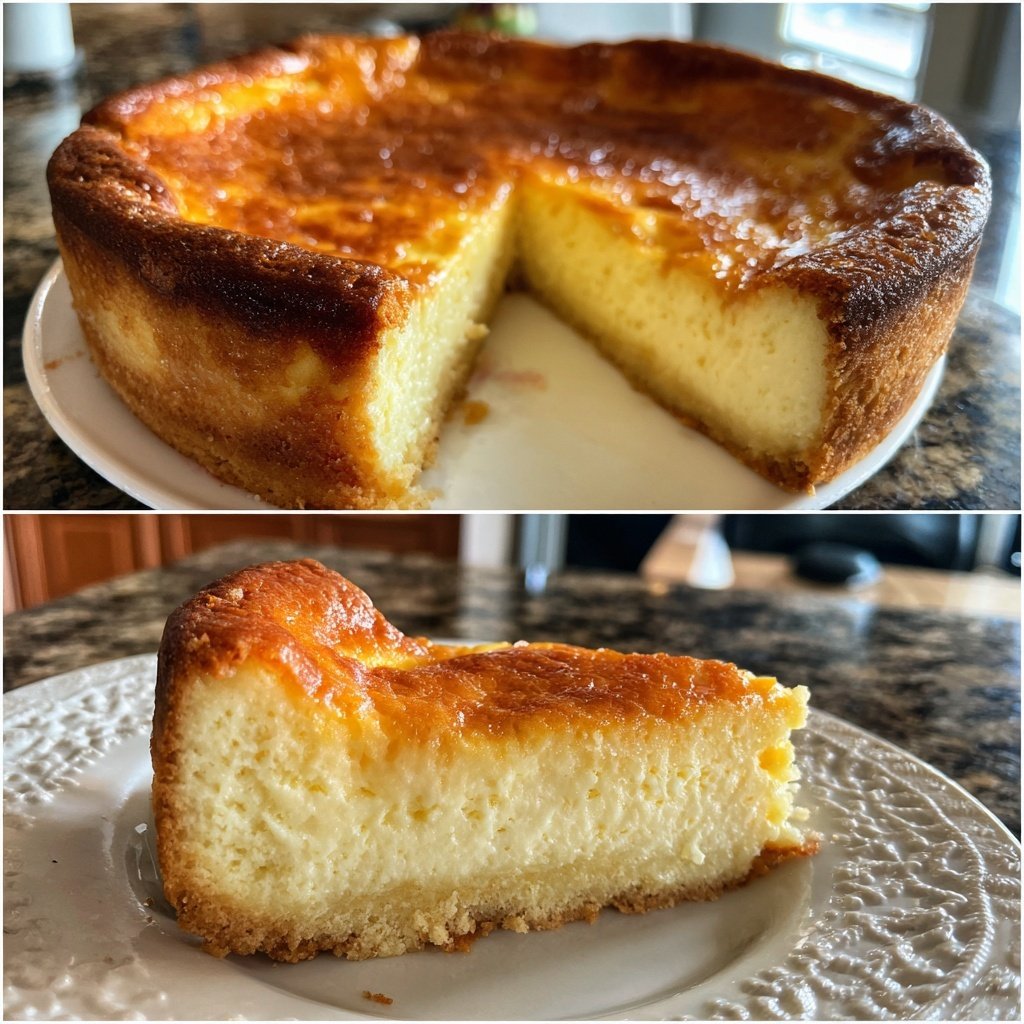 Käsekuchen klassisch gebacken