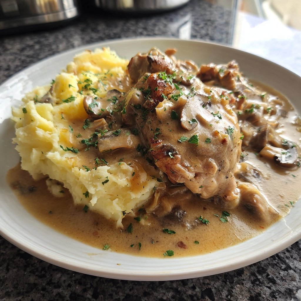 Hausmannskost Cremiges Hähnchen mit Kartoffelpüree