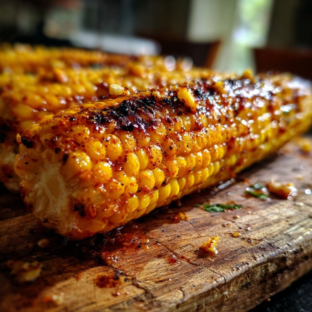 Ofen Mais Mit Paprika Butter