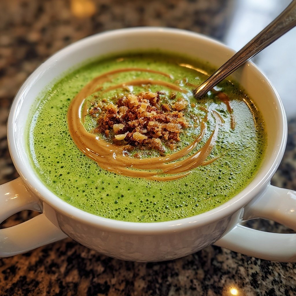 Brokkoli Suppe Mit Mandelmus