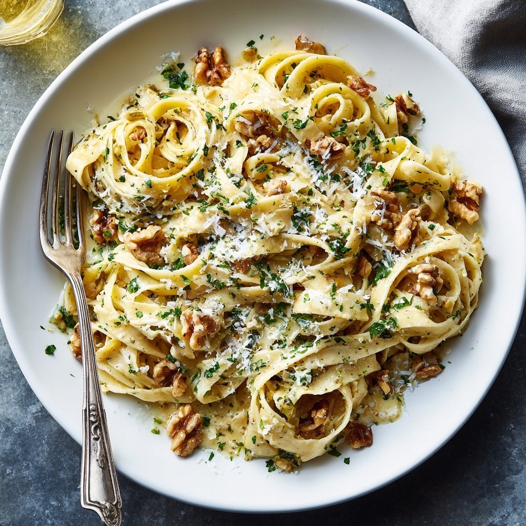 Tagliatelle mit Walnüssen