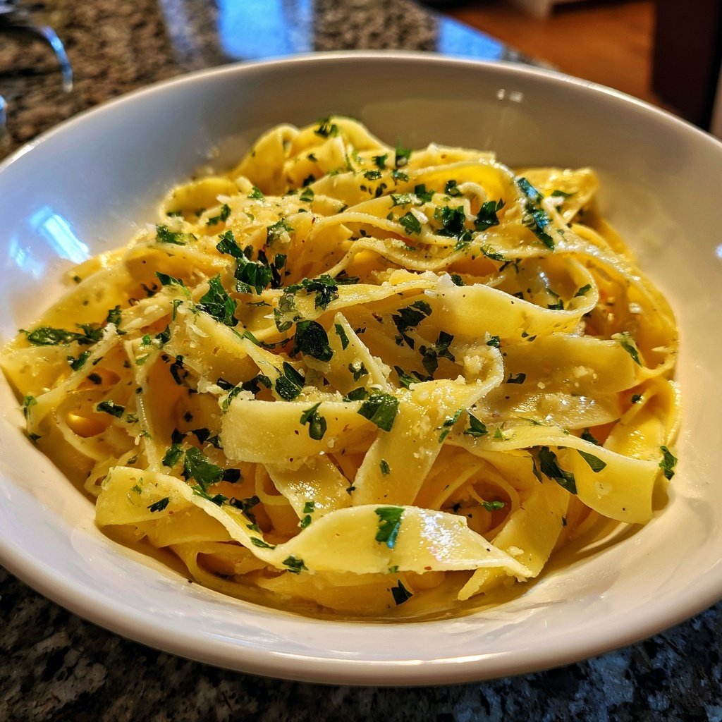 Schnell & Einfach 15-Minuten Knoblauchpasta